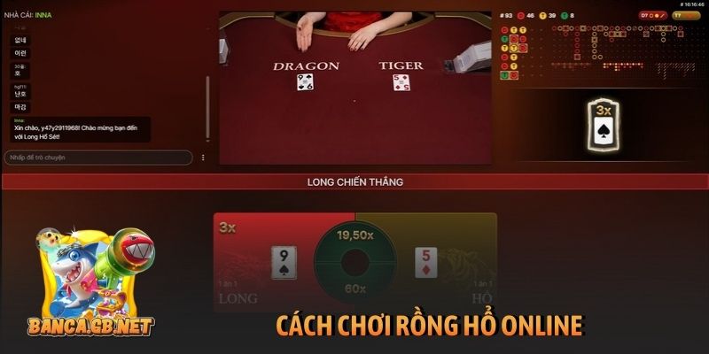 Cách chơi rồng hổ online
