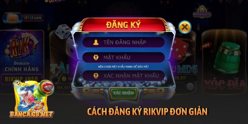 Cách đăng ký Rikvip đơn giản