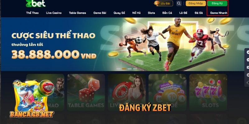 Đăng ký Zbet